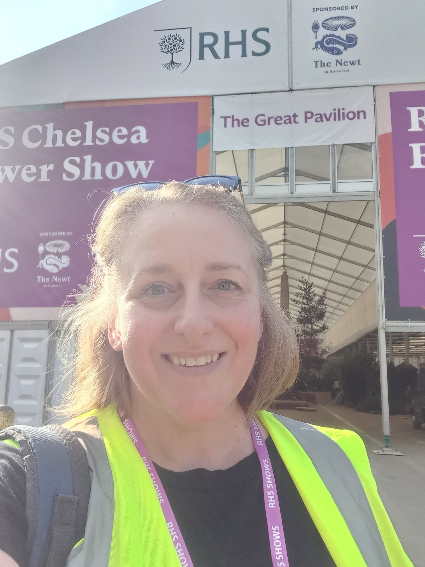 Emma at RHS Chelsea Flower Show
